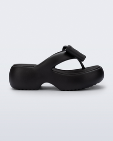 Womens | Free Fuzzy Bow Platform | Black