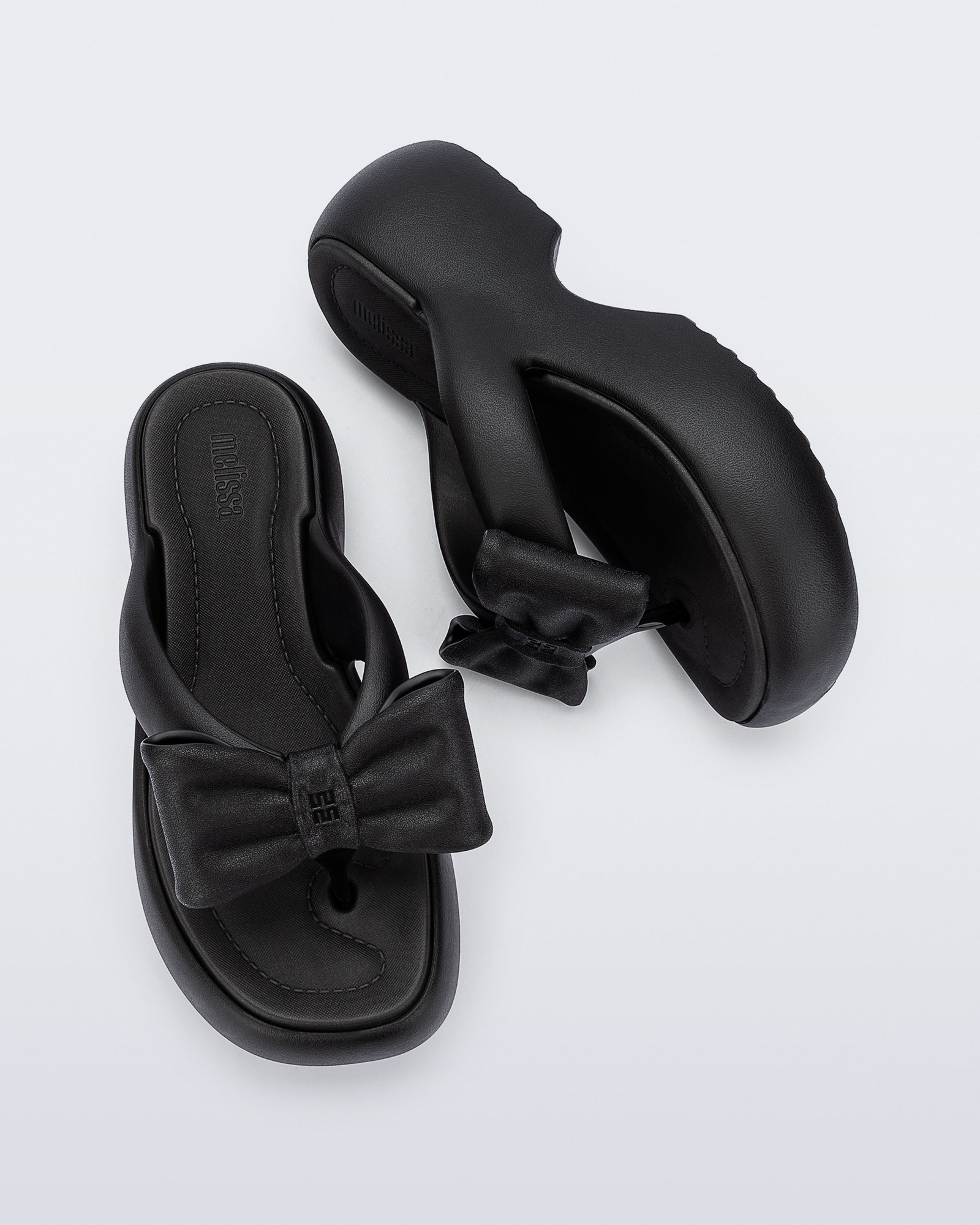 Womens | Free Fuzzy Bow Platform | Black