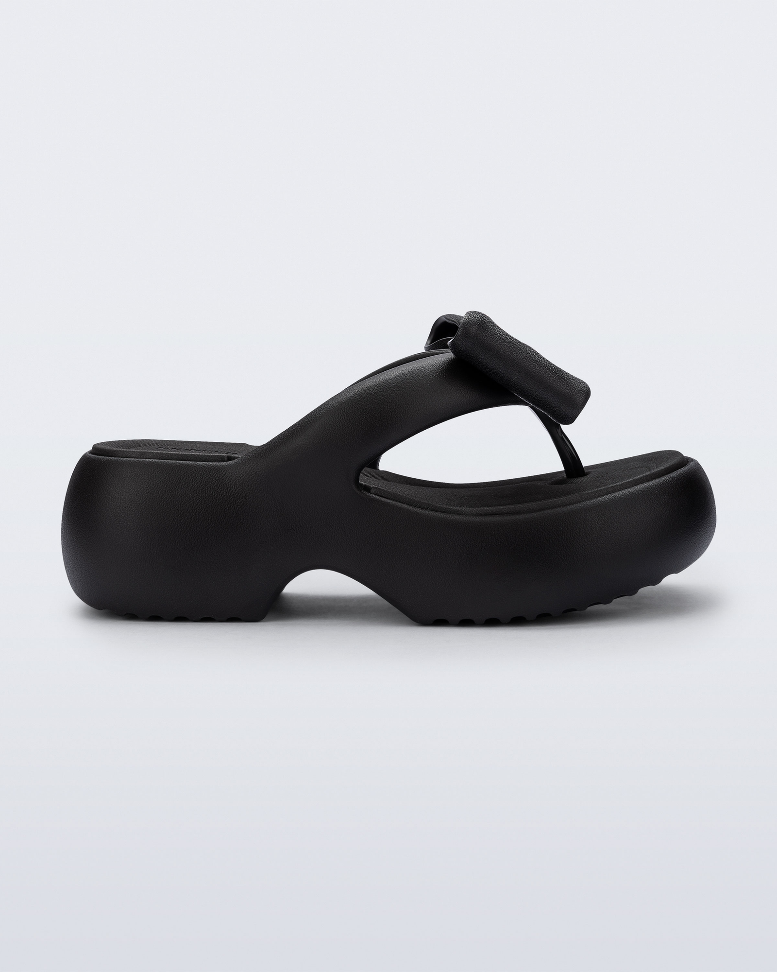 Womens | Free Fuzzy Bow Platform | Black
