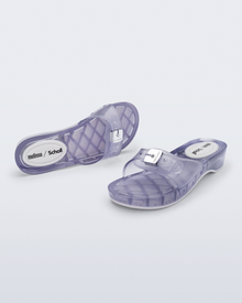 Womens | Pescura Heel and Scholl Slide | Clear