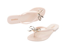 Womens | Harmonic Iris Flip Flop | Beige/Gold