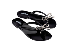 Womens | Harmonic Iris Flip Flop | Black/Silver