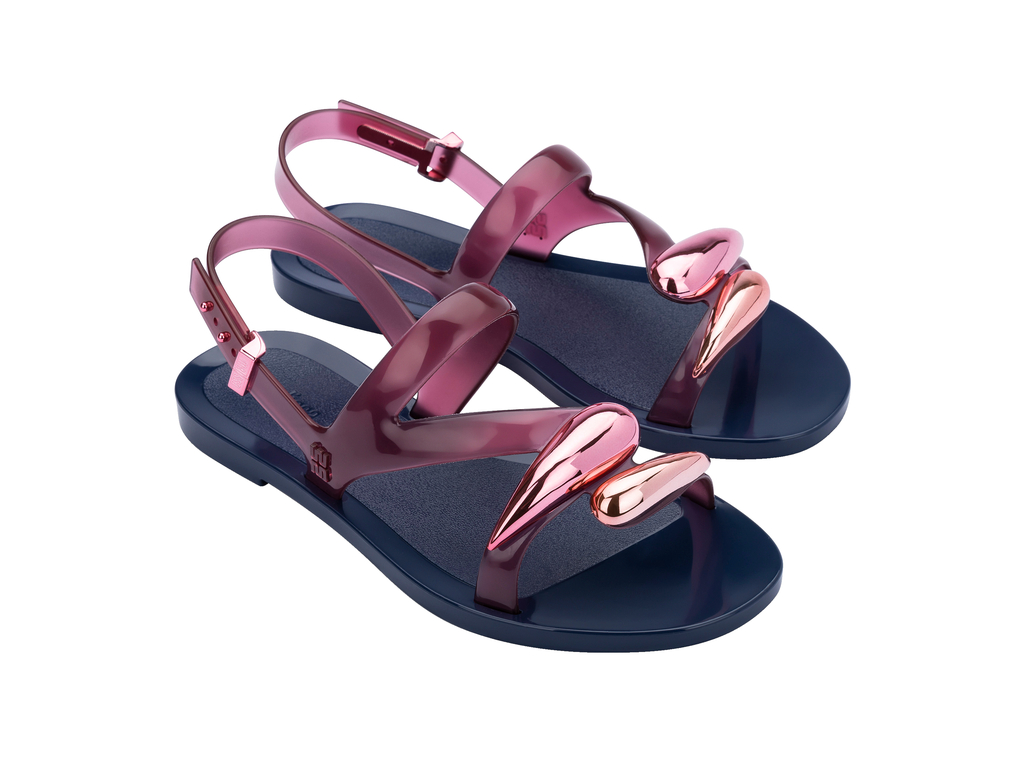Womens | Iris Sandal | Blue/Red