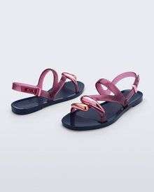 Womens | Iris Sandal | Blue/Red
