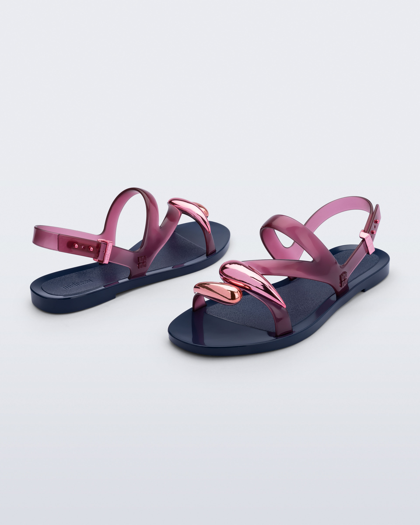 Womens | Iris Sandal | Blue/Red