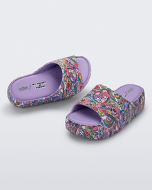 Womens | Free and Hello Kitty And Friends Platform | Lilac/Yellow
