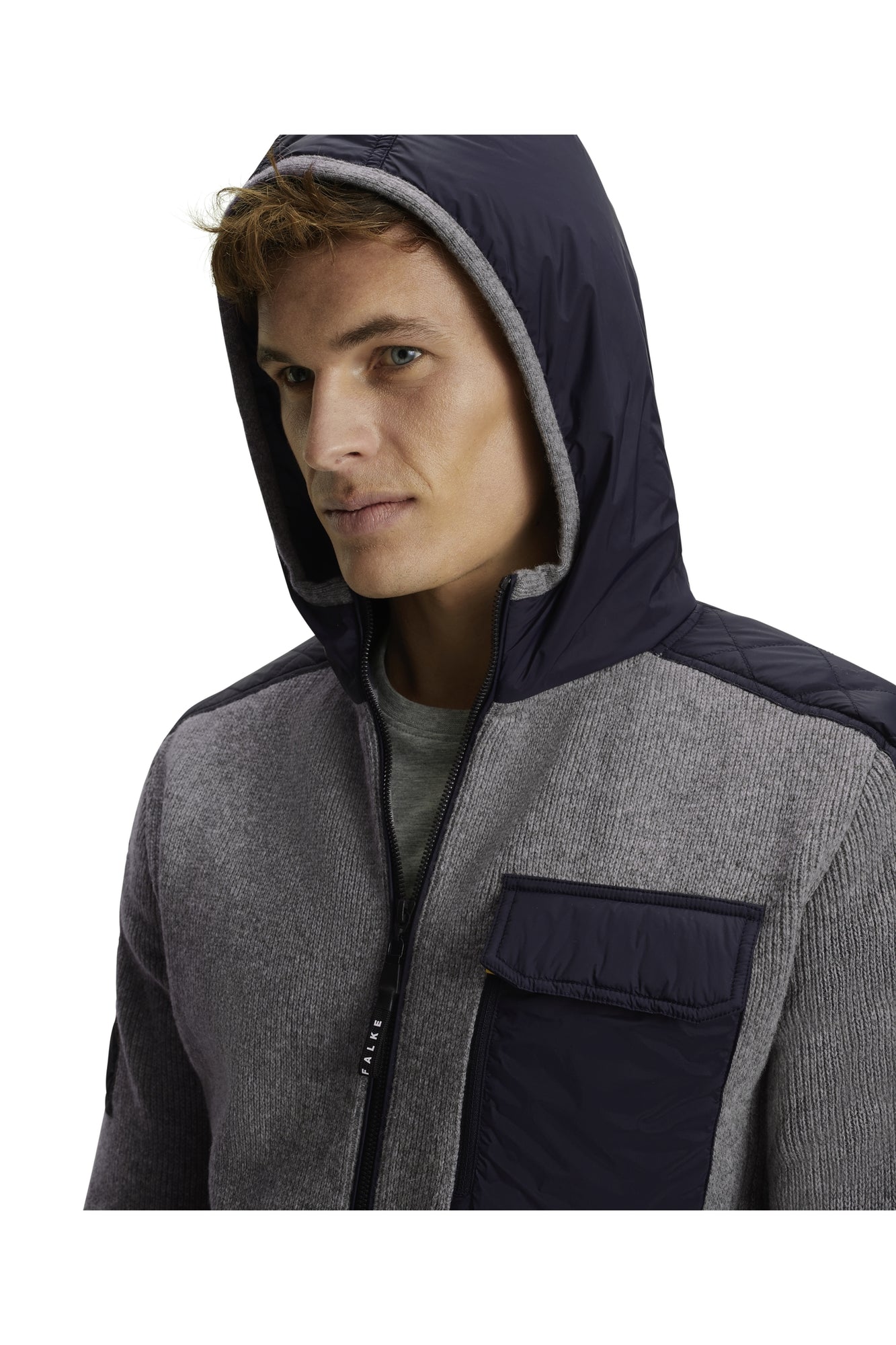 Men | TK Hooded Zip Jacket | Light Grey