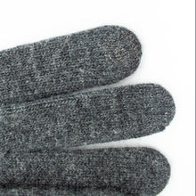 Womens | Tech Gloves with Zipper | Dark Grey