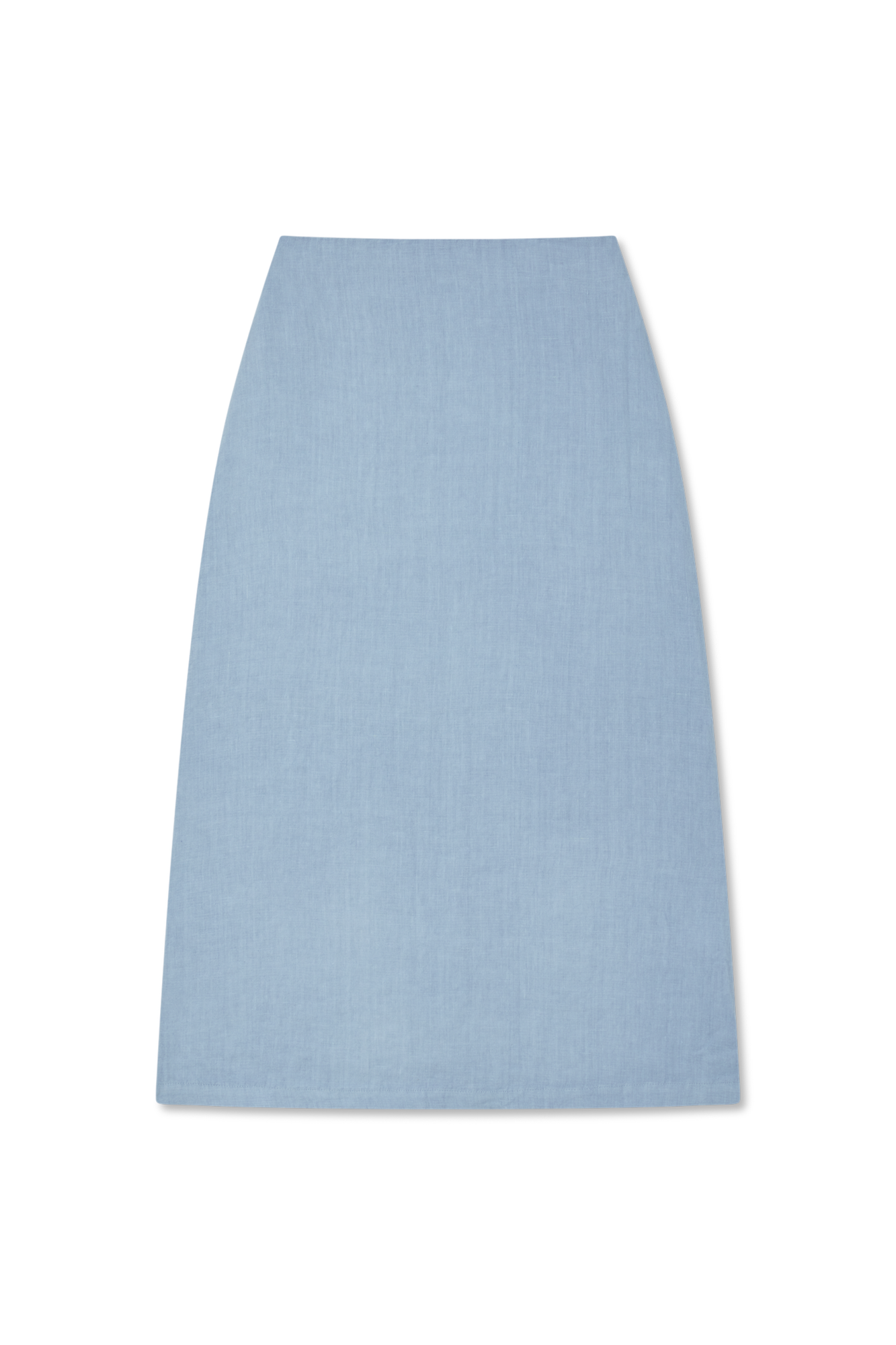 Philippine Maxi Linen Skirt | Baby-Blue