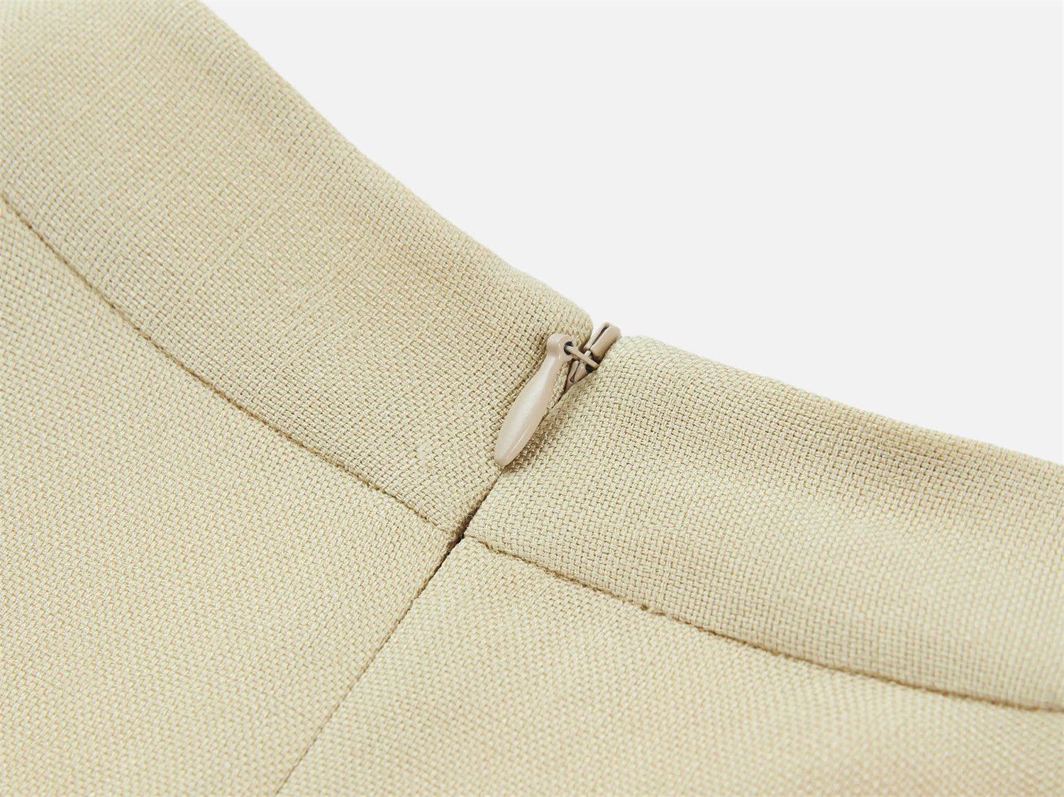 Triacetate Sleeveless Dress | Yellow