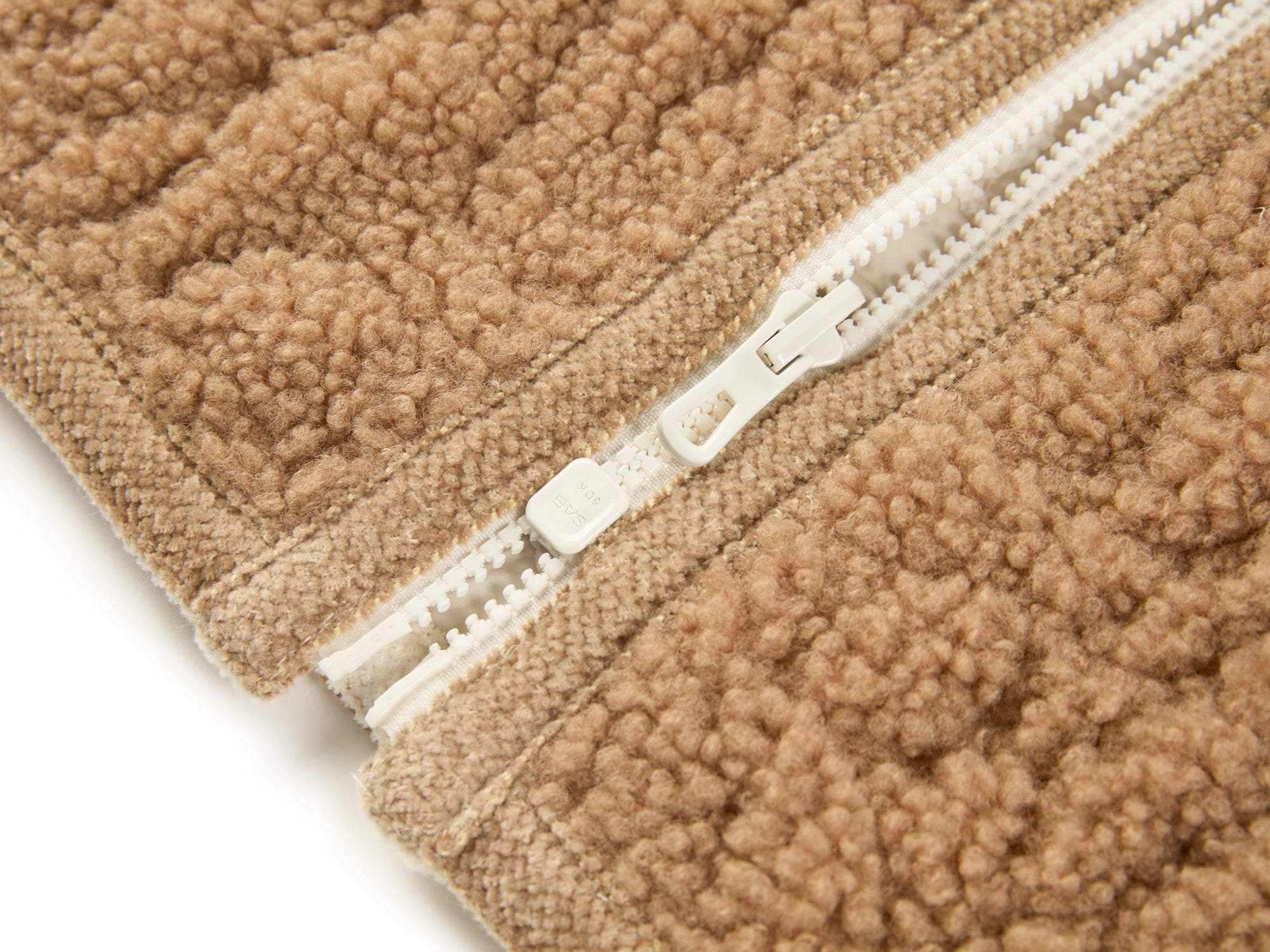 Waist-Defining Cotton Jacket | Beige