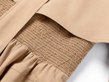 Silk Wool Dress | Khaki