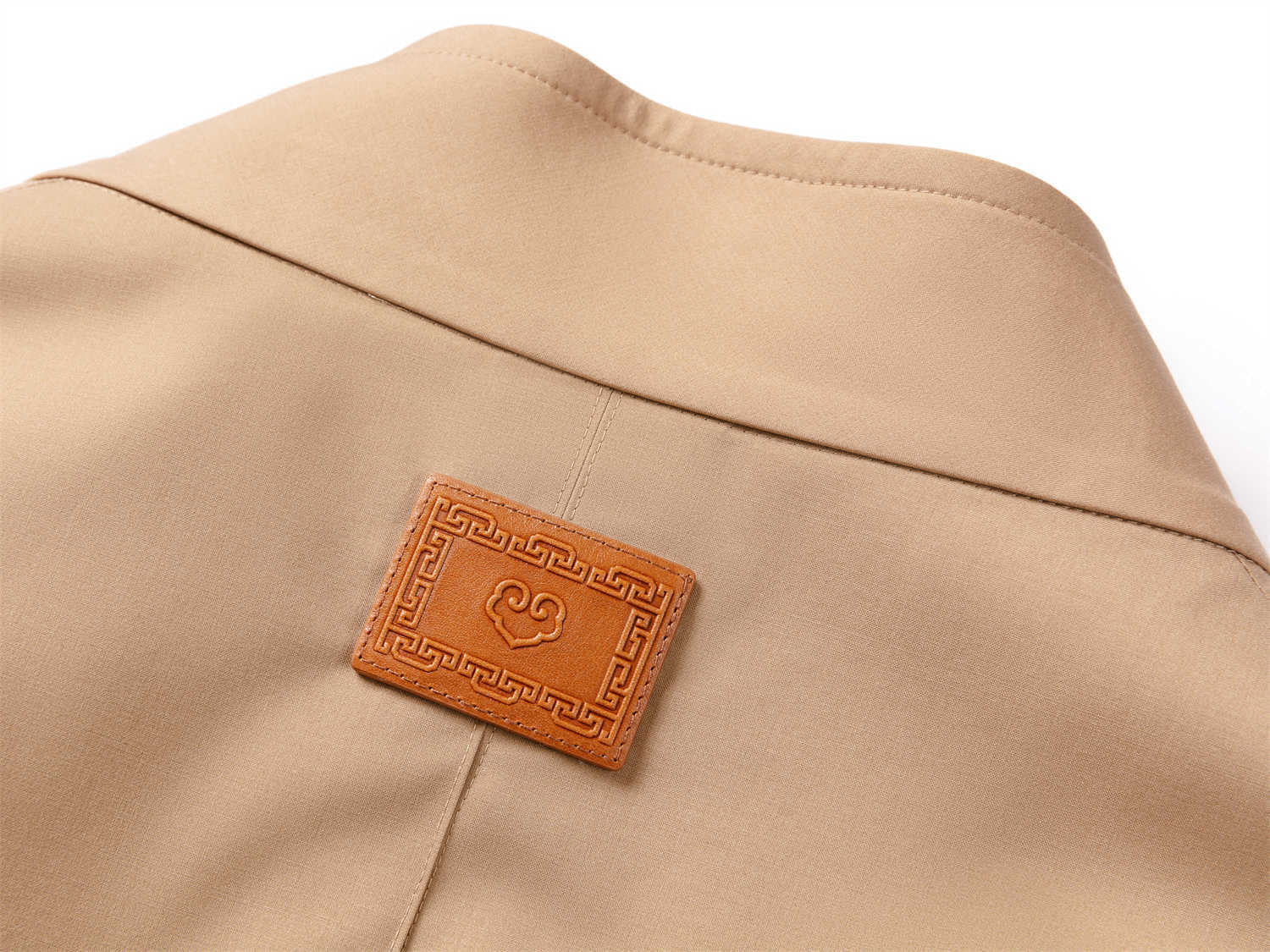 Silk Wool Trench Coat | Khaki