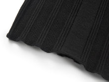 Long Sleeve Knit Top | Black