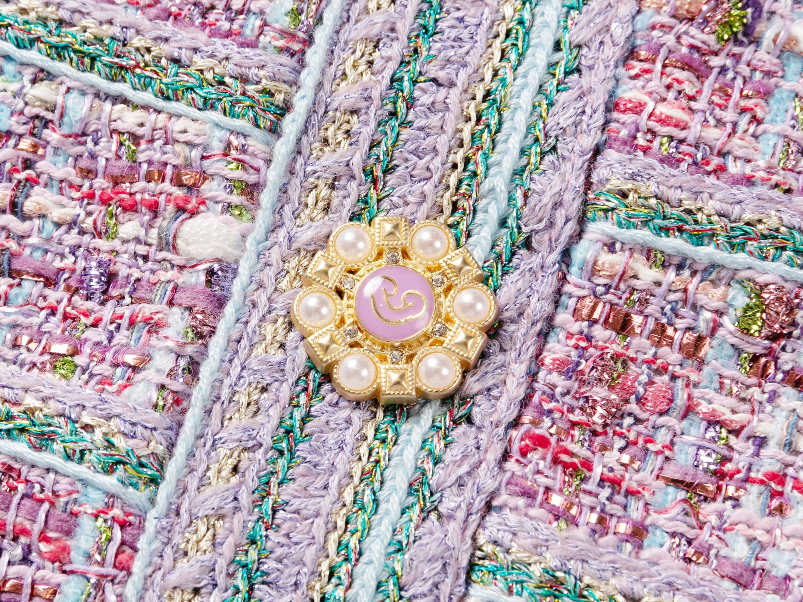 Tweed Dress | Purple