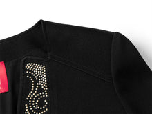 Rhinestone Embellished Suit Jacket | Black