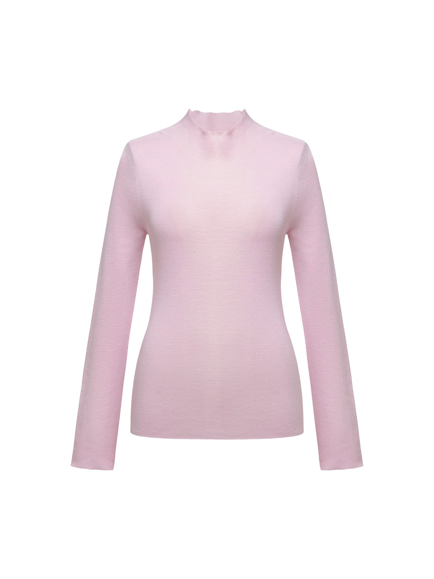 Wool Knit Top Sweater | Pink