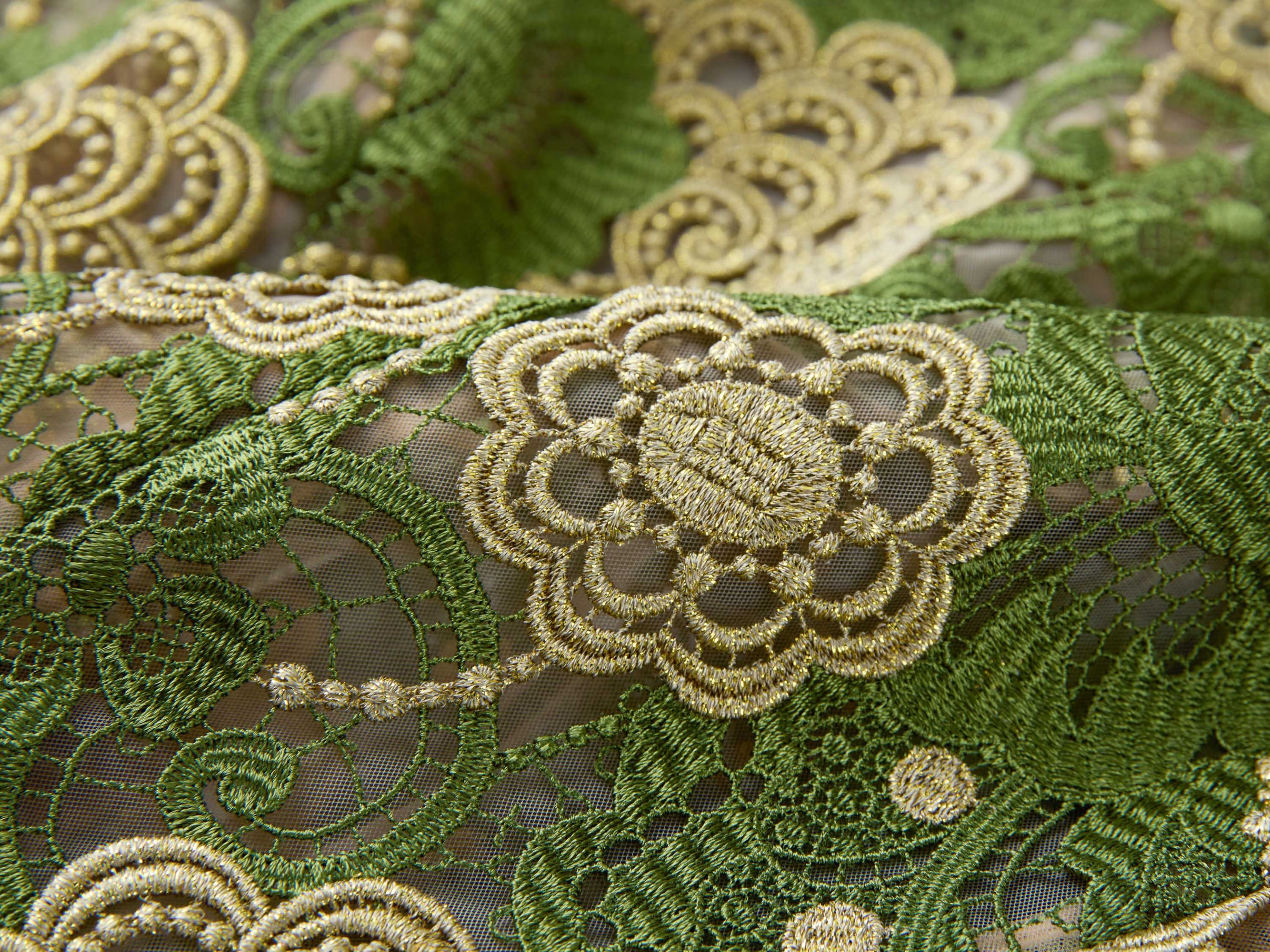 Floral Pattern Jacket | Green