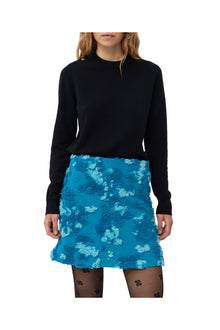 3D Jacquard Skirt | Algiers Blue