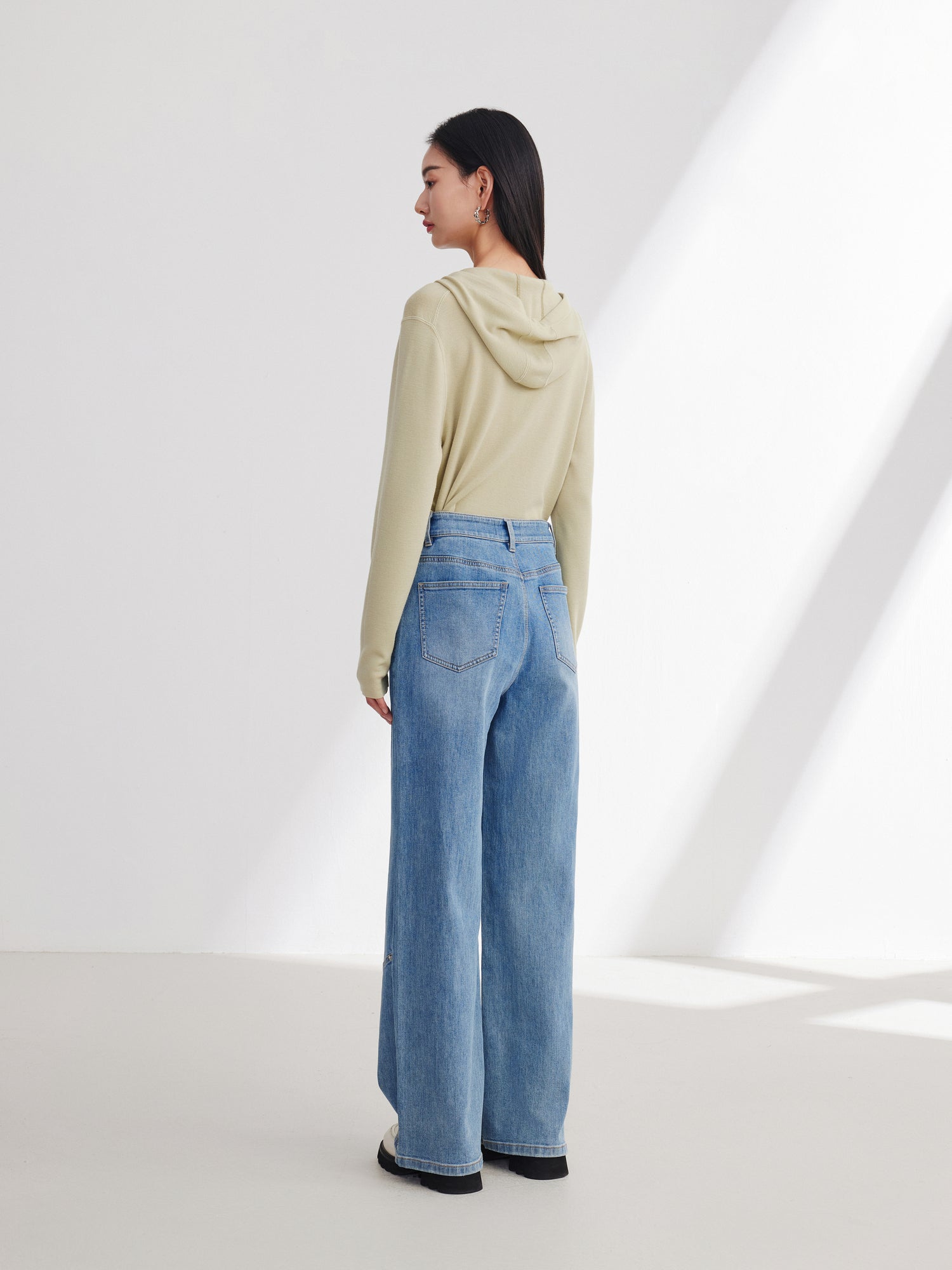 Antibacterial Cooling Denim Pants | Blue