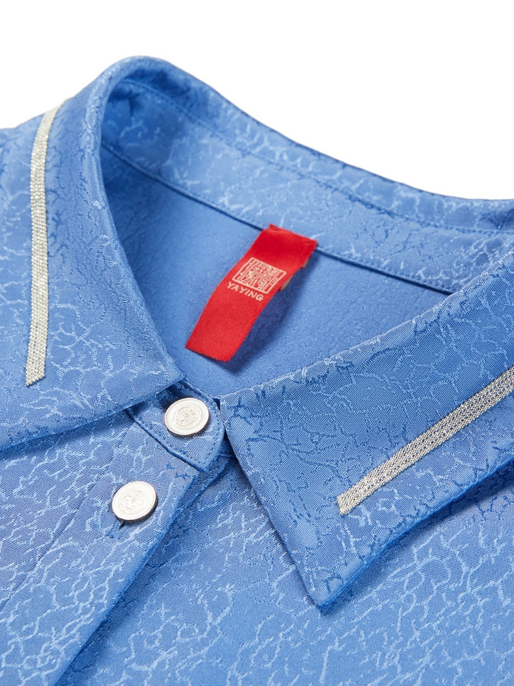 Silk Shirt | Blue