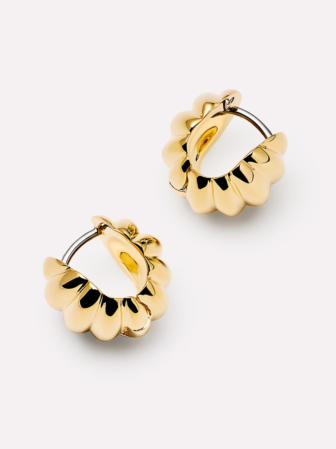 Colton Mini Statement Earrings | 14K Gold on Brass