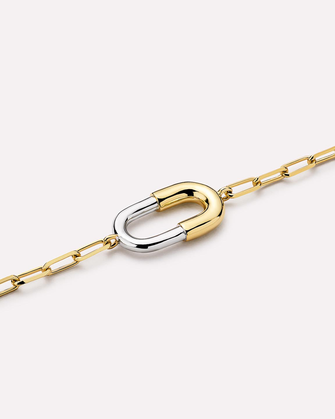 Blake Charm Bracelet | 14K Gold on Brass/Rhodium on Brass