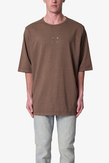 4 Eyelets Tee | Brown