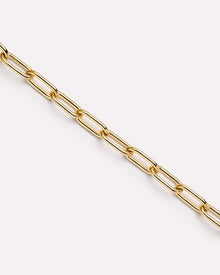 Large Paperclip Necklace | 10K Solid Gold