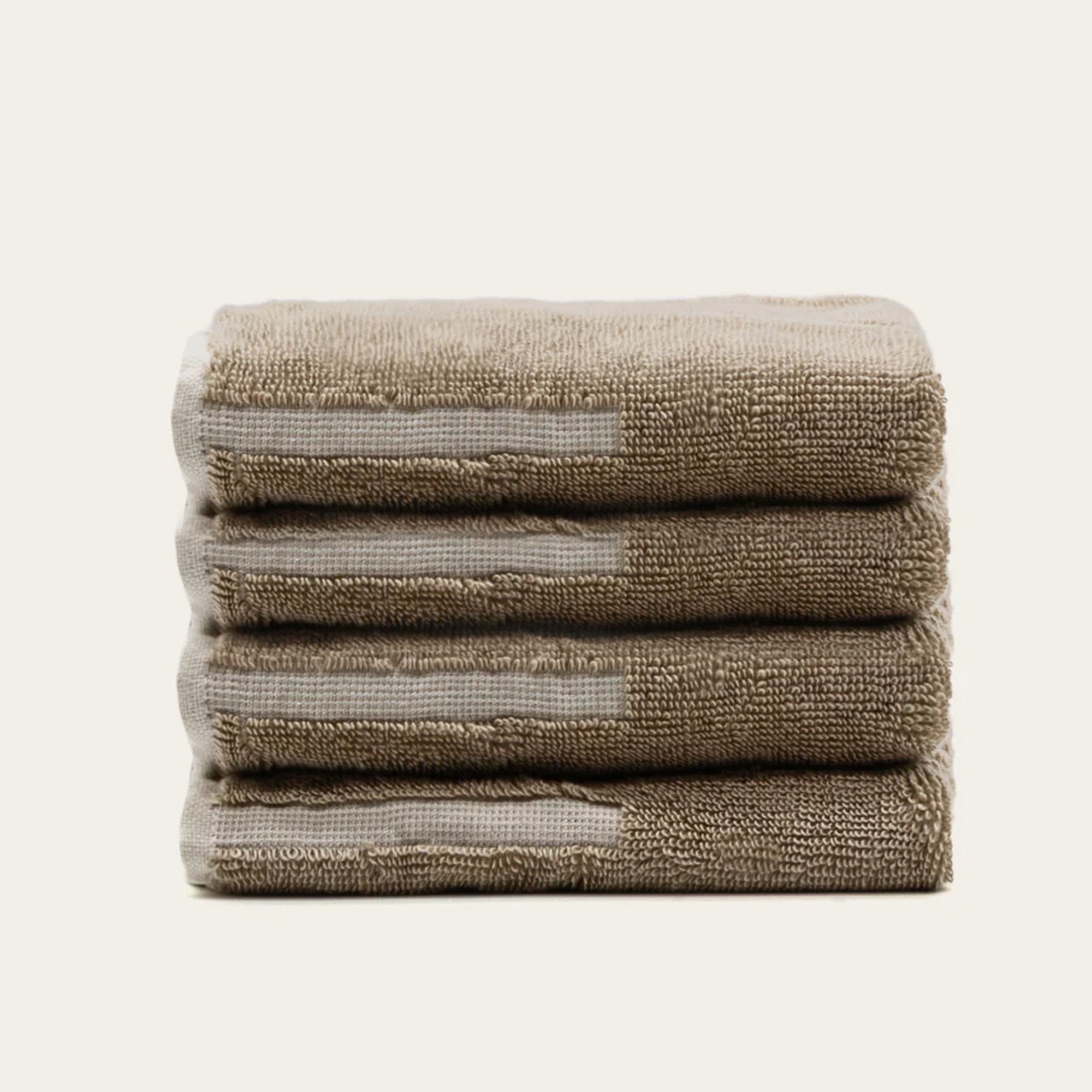 Sorrel Australian Cotton Towels | Tan/Ecru