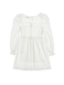 Girls | Knitted One-Piece Dress | Cream