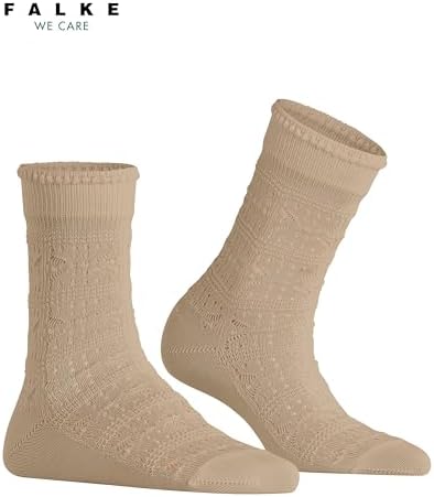 Womens | Granny Square Socks | Camel