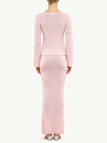 Carolina Skirt | Bon Bon Pink Sequin