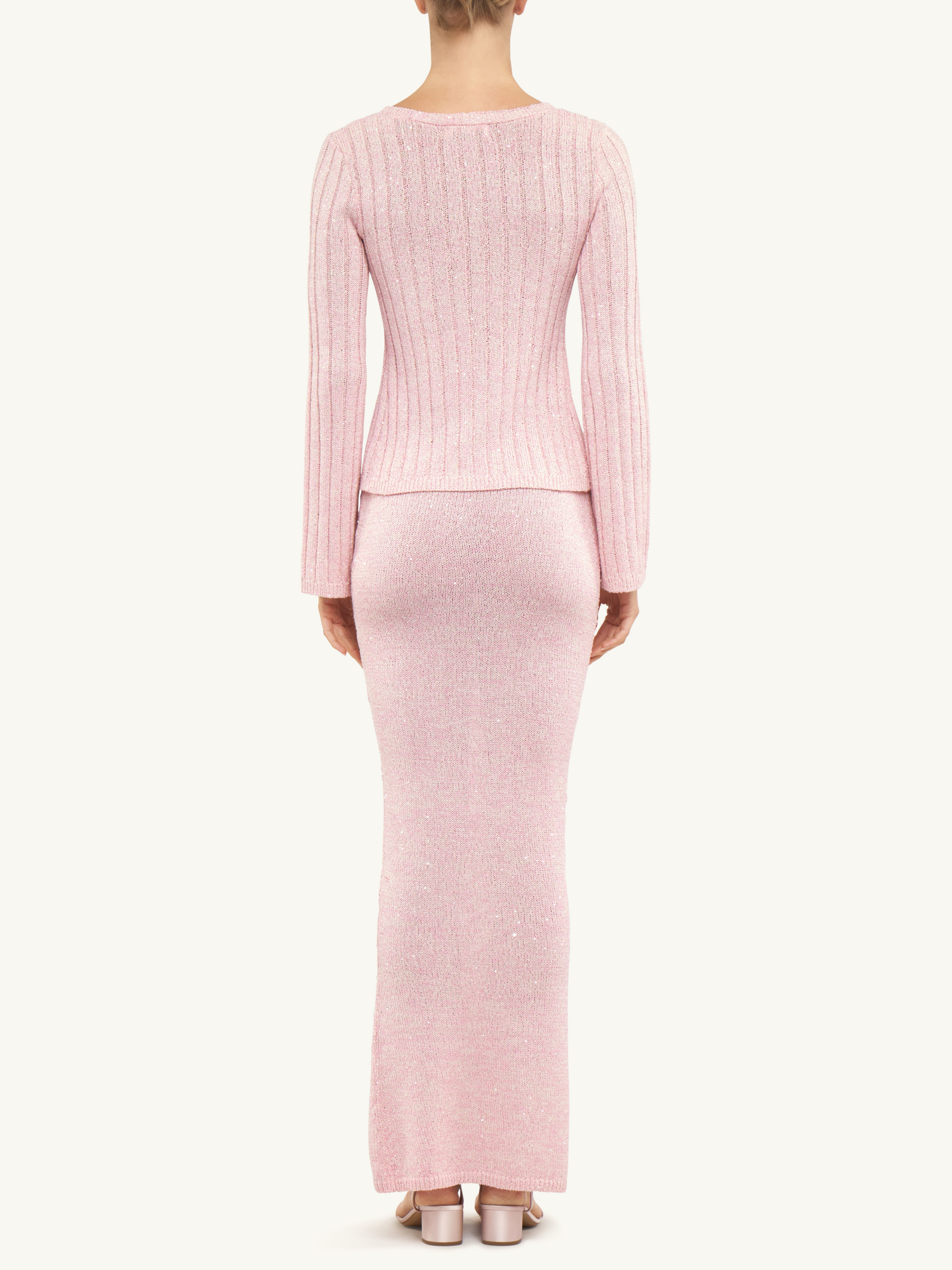 Carolina Skirt | Bon Bon Pink Sequin