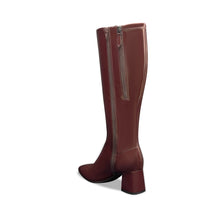 Eliel | Merlot Crinkle Patent Faux Leather