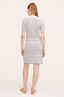 Stripe Mini Boucle Skirt | Boucle Multi Stripe Blue Combo