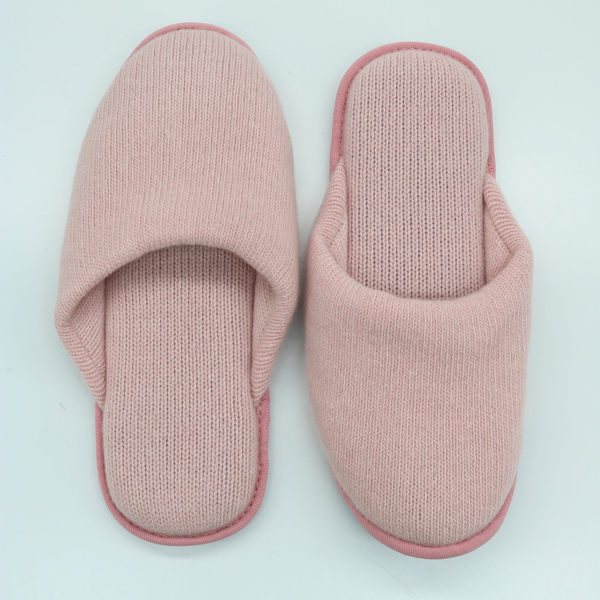 Womens | Cashmere Slippers | Baby Pink
