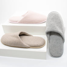 Womens | Cashmere Slippers | Baby Pink