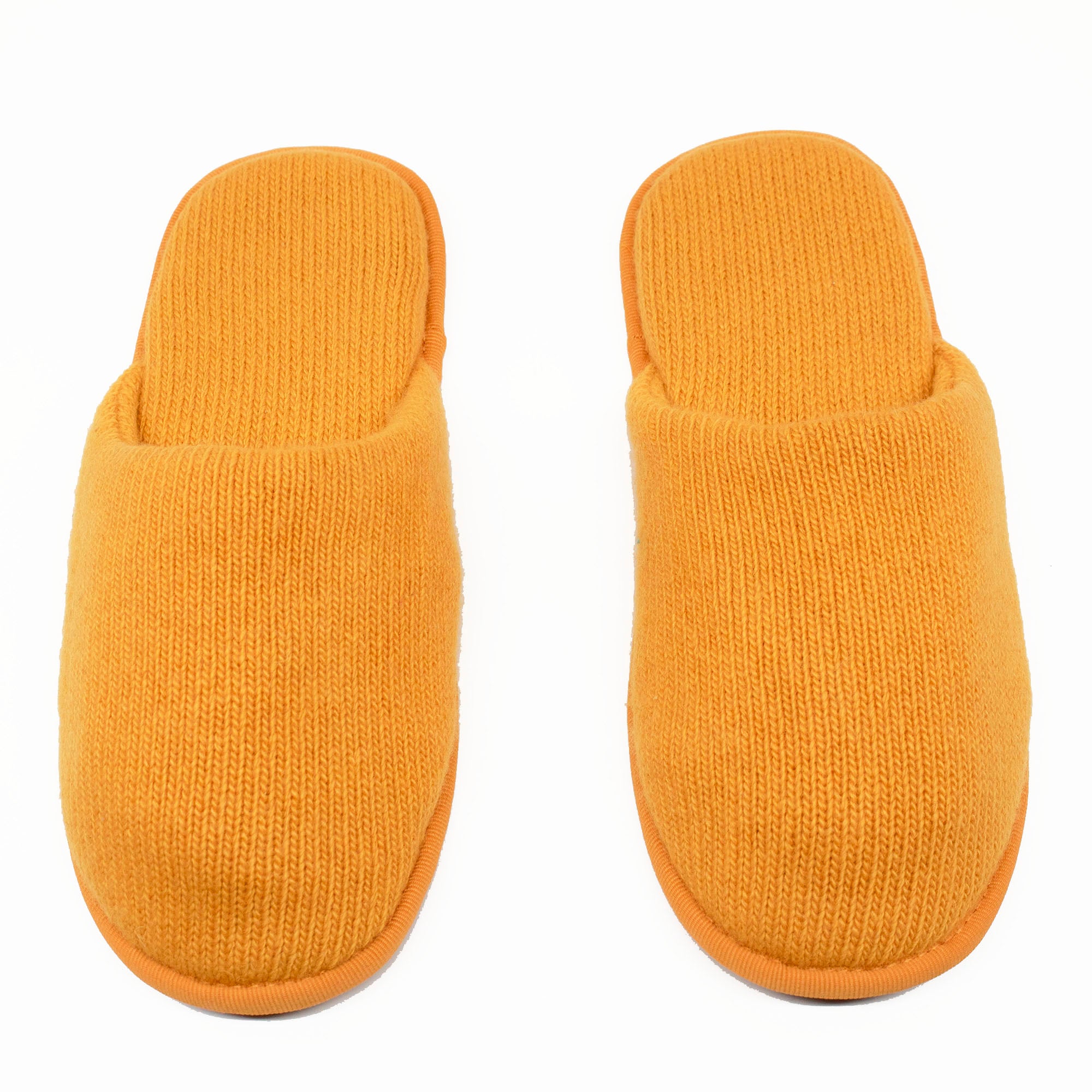 Womens | Cashmere Slippers | Flame Orange