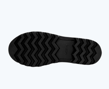 Bottom view of a Native Shoes Kids Johnny Treklite Bloom Kids | Jiffy Black/ Jiffy Black/ Victoria Blue Footwear