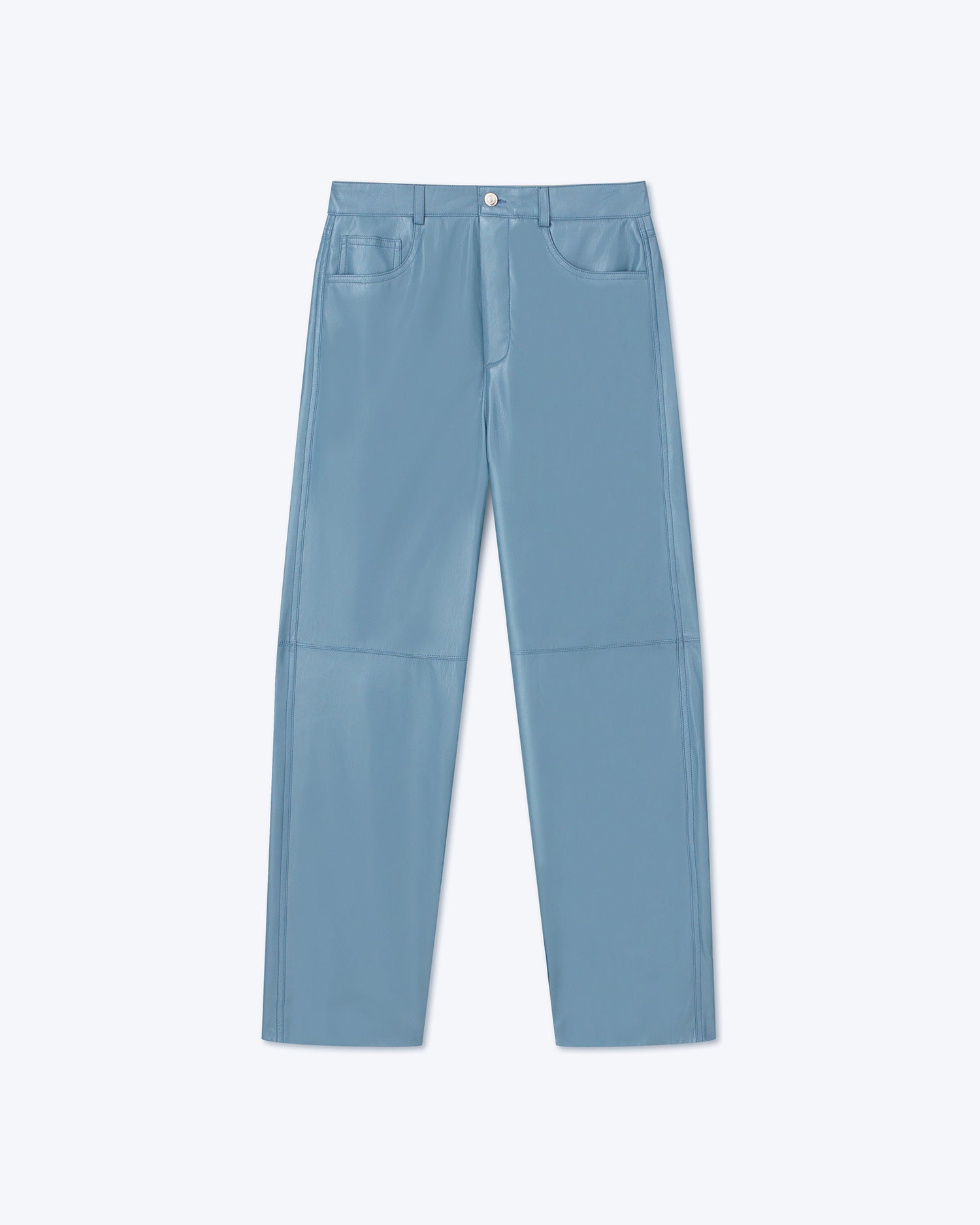 Aric Okobor Alt-Leather Pants | Storm Blue