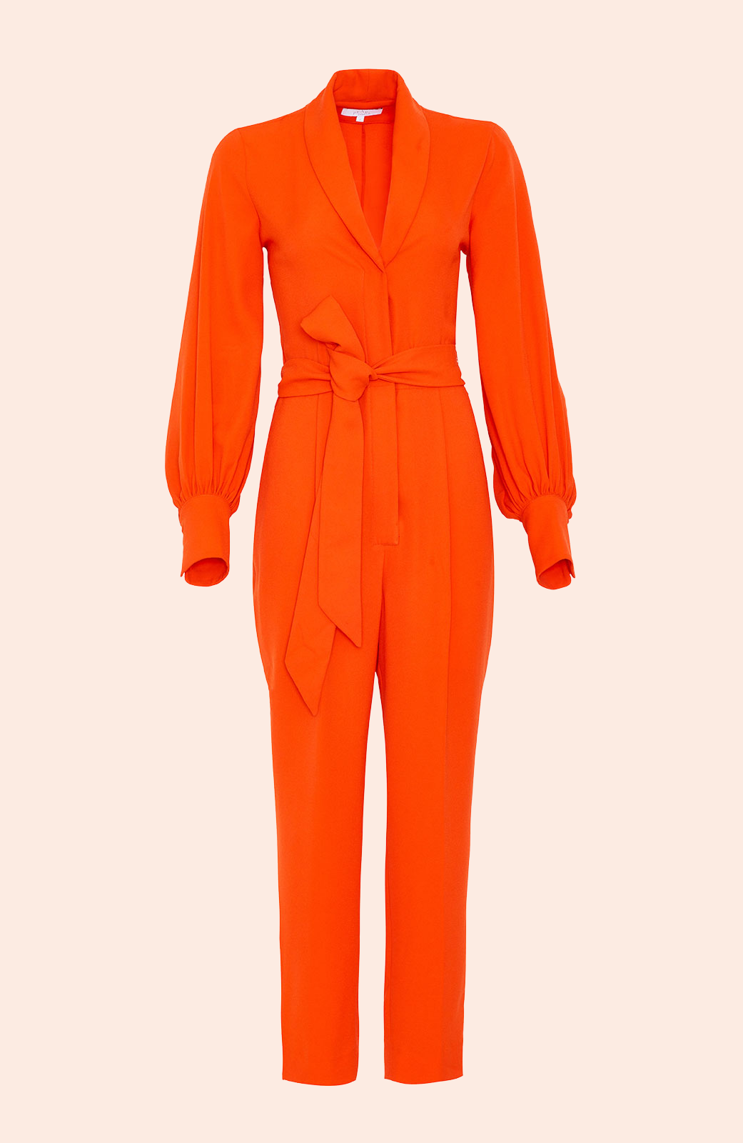 Fluid Crepe Full Sleeve Jumpsuit | Poppy