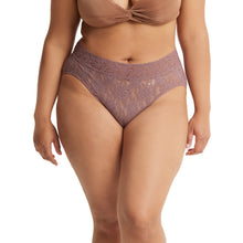 Plus Size Signature Lace French Brief | Artichoke Heart Purple