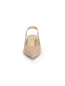 Pointed-Toe Heel | Camel