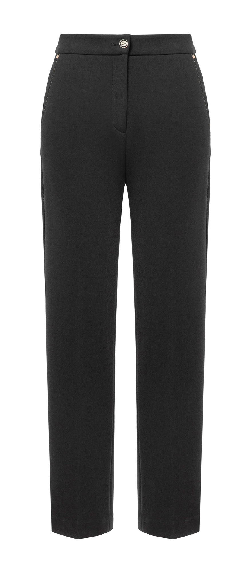Straight Leg Trouser | Black