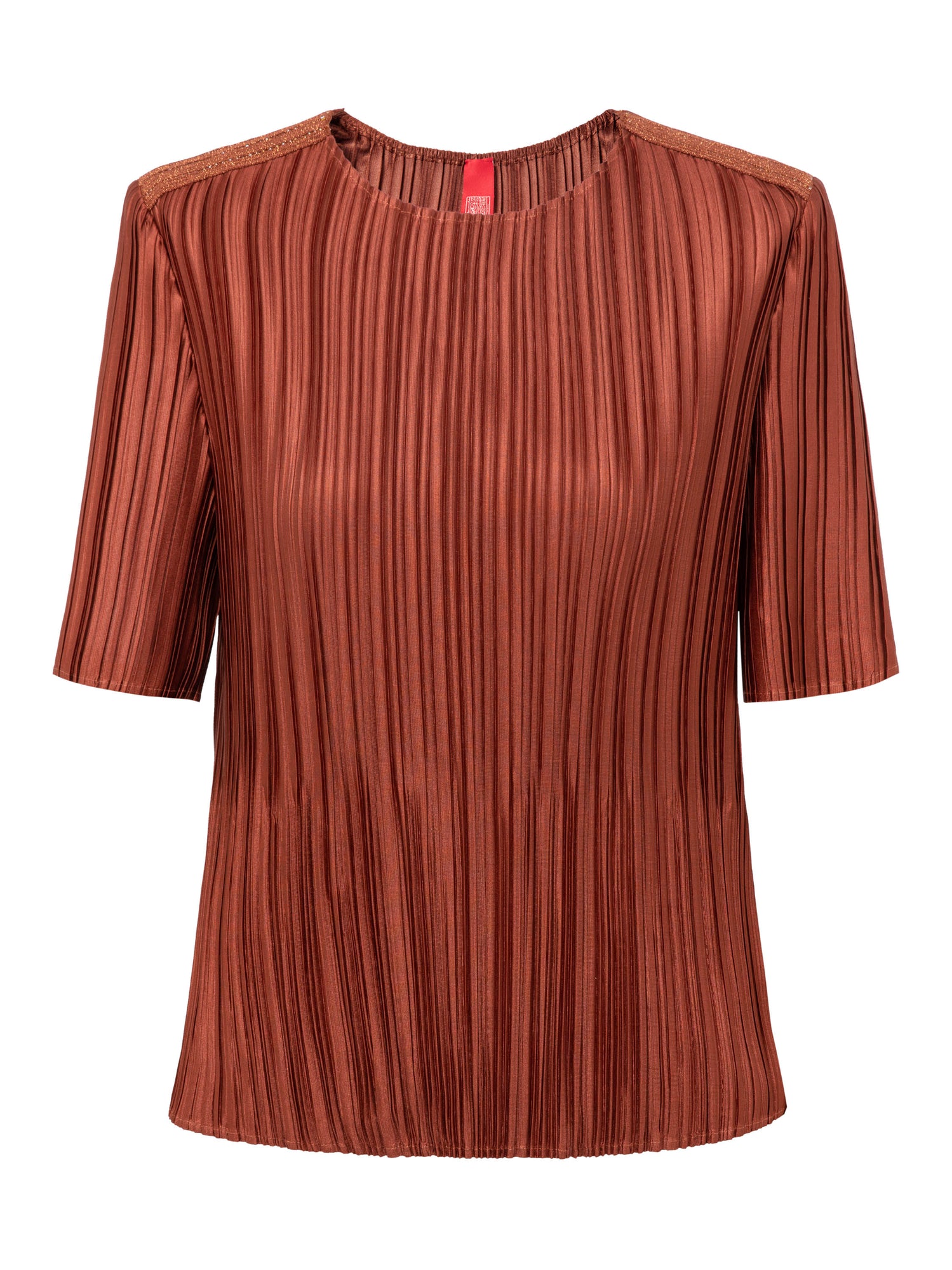 Short Sleeve Top | Wine Red
