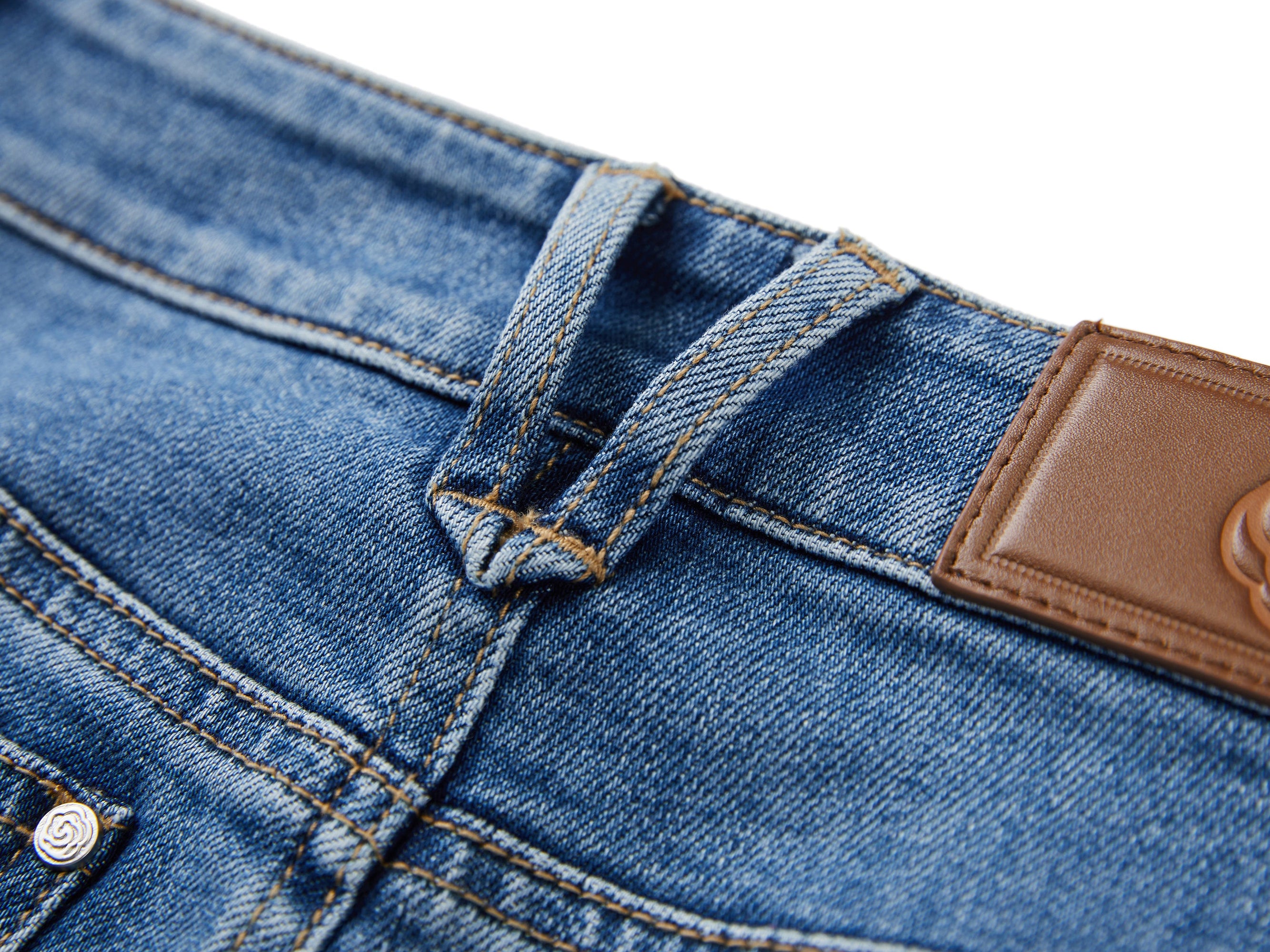 Embroidered Flare Jeans | Blue