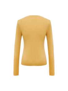 Knitted Top | Yellow