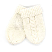 Kids | Cashmere Mitten Gloves | Bleached White