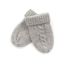 Kids | Cashmere Mitten Gloves | Light Grey